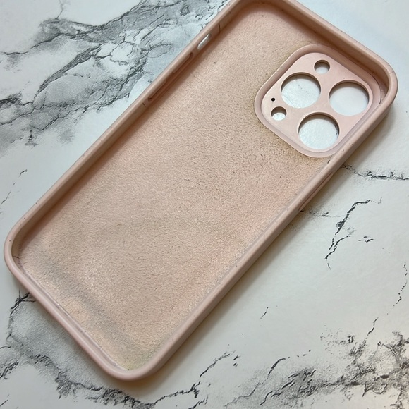 Silicone IPhone13 Phone Case Light Pink - Picture 3 of 4